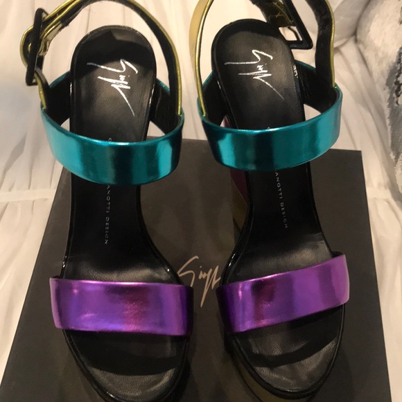 Giuseppe Zanotti multicolored sandals - Picture 1 of 5